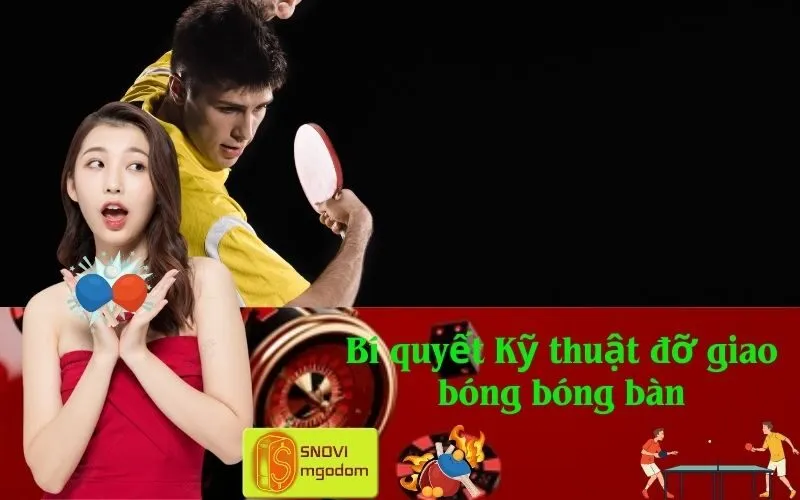 Bí quyết Kỹ thuật đỡ giao bóng bóng bàn