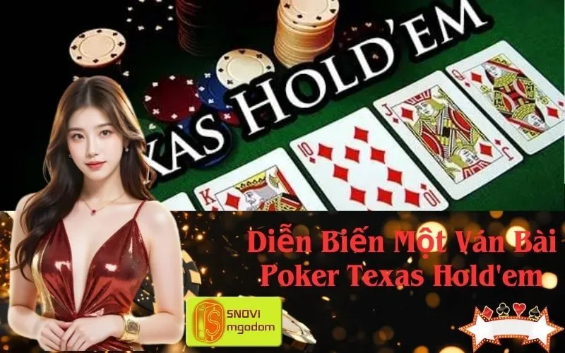 Diễn Biến Một Ván Bài Poker Texas Hold'em