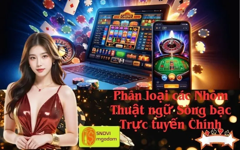 Phân loại các Nhóm Thuật ngữ Sòng bạc Trực tuyến Chính