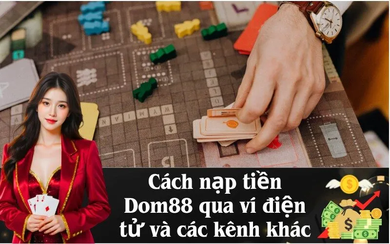 Cách nạp tiền Dom88 qua ví điện tử và các kênh khác